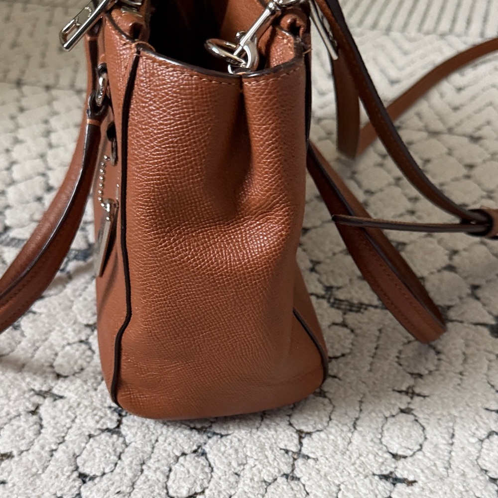 Coach Tan Leather Crossbody Bag - Picture 15 of 16